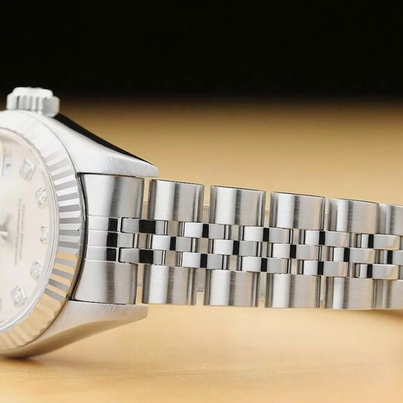Rolex Ladies 18k White Gold Datejust With New Box main image 6